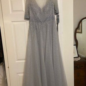 SIZE 12 - NEVER WORN TERI JON/RICKIE FREEDMAN GOWN